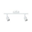 PAULMANN - Spot mural/plafond métal Carolina Blanc mat 2x10W GU10 - vignette