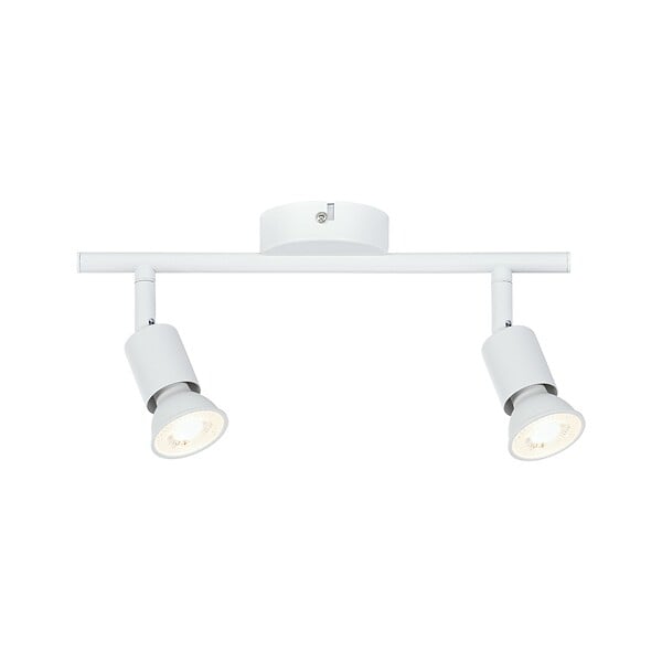 PAULMANN - Spot mural/plafond métal Carolina Blanc mat 2x10W GU10 - large