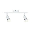 PAULMANN - Spot mural/plafond métal Carolina Blanc mat 2x10W GU10 - vignette
