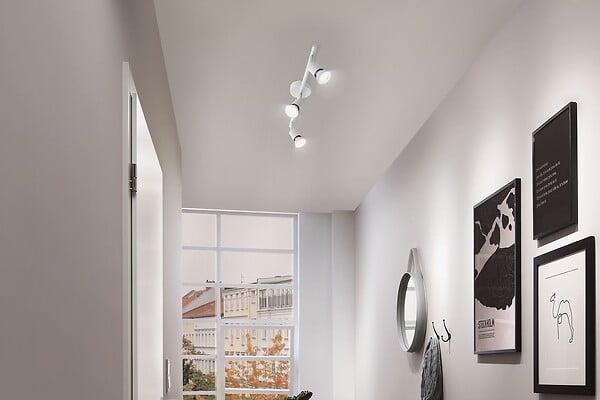 PAULMANN - Spot de plafond orientable métal Carolina Blanc 3x10W GU10 - large