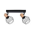 PAULMANN - Spots Lanka - Bois - Noir - 2x20W E14 - vignette