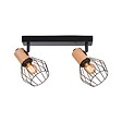 PAULMANN - Spots Lanka - Bois - Noir - 2x20W E14 - vignette