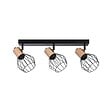 PAULMANN - Spots Lanka max.3x20W E14 230V noir-bois - vignette
