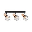 PAULMANN - Spots Lanka max.3x20W E14 230V noir-bois - vignette