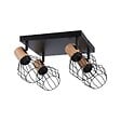PAULMANN - Spots Lanka max.4x20W E14 230V noir-bois - vignette