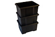 SUNDIS - BAC 30Litres NOIR lot de 3 - vignette