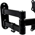 TECTAKE - Support mural TV 17"- 37" orientable et inclinable noir - vignette