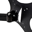 TECTAKE - Support mural TV 17"- 37" orientable et inclinable noir - vignette