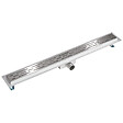 TECTAKE - Caniveau de douche design 1 gris - vignette