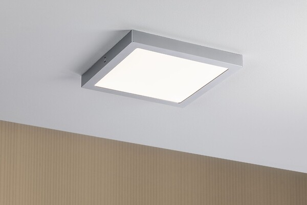 PAULMANN - Panneau LED Abia plastique Chrome mat 22W - large