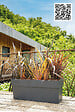 DEROMA - Muret Like R Anthracite 99x38xh39cm - vignette