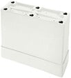 DEROMA - Jardinière rectangulaire Blanc - Recyclat recyclé - 113L - vignette