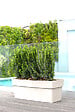 DEROMA - Jardinière rectangulaire Blanc - Recyclat recyclé - 113L - vignette