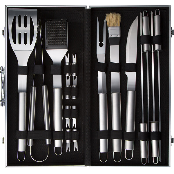TECTAKE - Mallette barbecue 18 accessoires - large