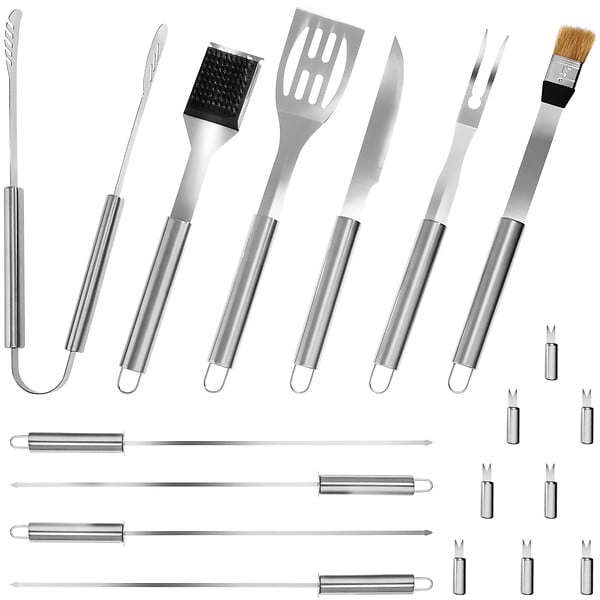 TECTAKE - Mallette barbecue 18 accessoires - large