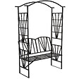 TECTAKE - Arche de jardin avec banc intégré - vignette