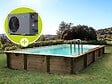 HABITAT ET JARDIN - Piscine bois en kit rectangle " Tampa " - 7.20 x 4.20 x 1.44 +  Pompe à chaleur - Puissance 6.1 kW - vignette