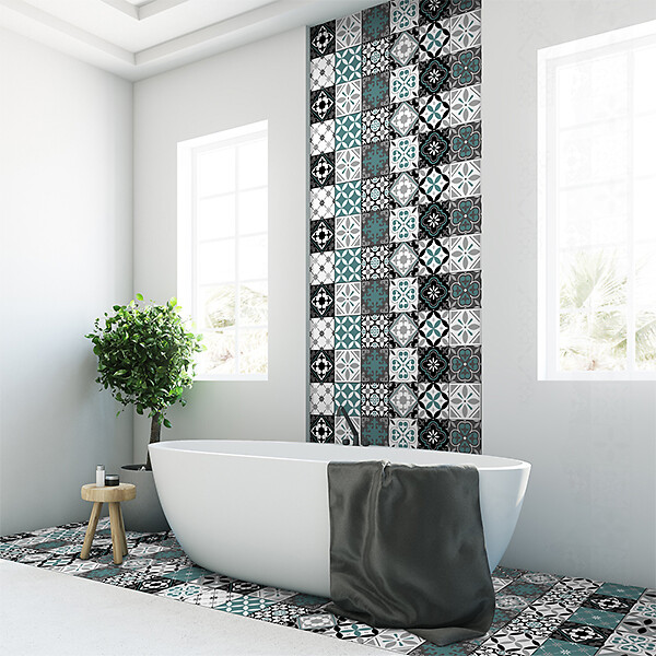 VINYL WAY - Lot de 8 vinyl way 20x20 - vis 19094 - large