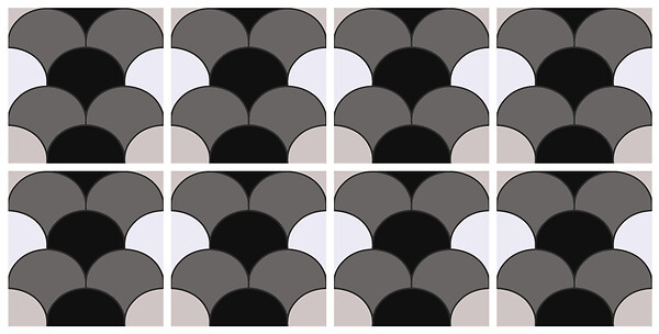 VINYL WAY - Lot de 8 vinyl way 20x20 - vis 57957 - large