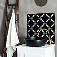 VINYL WAY - Lot de 8 carreaux adhésifs vinyles repositionnables 20x20cm - vignette