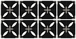 VINYL WAY - Lot de 8 carreaux adhésifs vinyles repositionnables 20x20cm - vignette