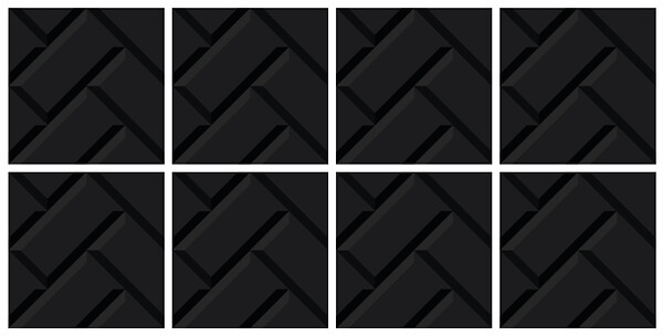 VINYL WAY - Lot de 8 carreaux adhésifs vinyle 20x20cm repositionnables - large