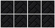 VINYL WAY - Lot de 8 carreaux adhésifs vinyle 20x20cm repositionnables - vignette