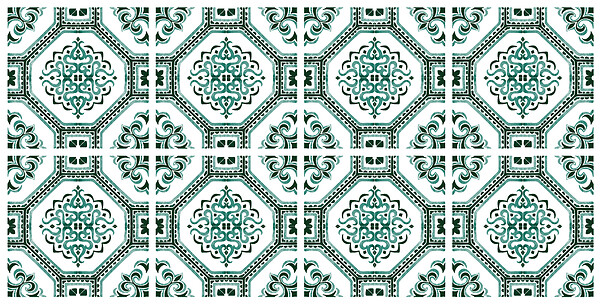 VINYL WAY - 8 carreaux adhésifs vinyle 20x20cm - Repositionnables - large
