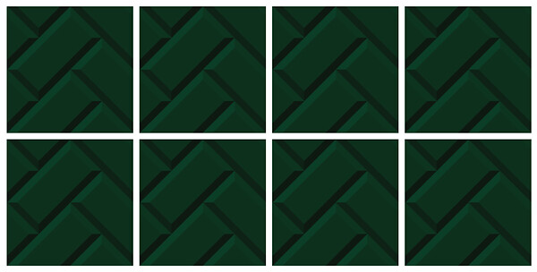 VINYL WAY - Lot de 8 carreaux adhésifs vinyle 20x20cm - 0,32 m² - large