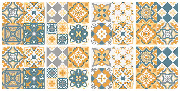 VINYL WAY - Lot de 8 vinyl way 20x20 - vis 57849 - large