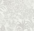 AS CREATION - Zoe vegetal ecru gris argent - vignette
