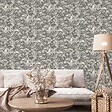 LUTECE - Papier peint vinyle Joséphine gris graphite - L.53xL.10,05m - vignette