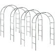 TECTAKE - 4 Arches de jardin - vignette