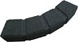 PENEZ HERM - Bordure courbe pave seine noire 50x11x7.5 - vignette