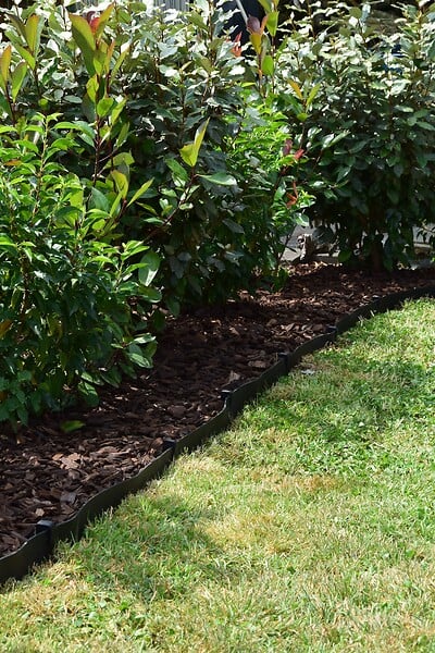 RECYLAT - Bordure de jardin souple Ecofirst - Noir - 10ml x H.14cm - large