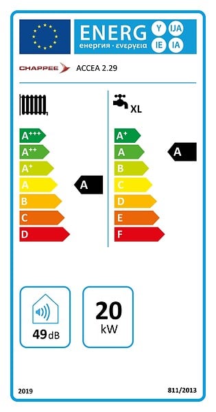 CHAPPEE - Chaudière Gaz Murale Condensation Accea Chappée 29 kW Seule (Sans Ventouse, Douilles et Dosseret) - large