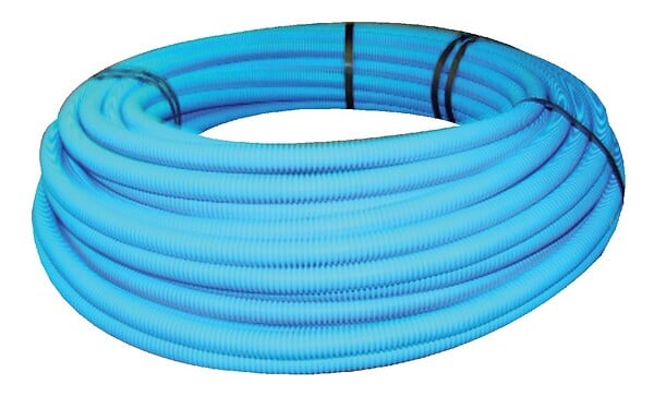 SOMATHERM FOR YOU - Tube PER-A - Pré-gainé à˜16/20 mm - Couronne 50m - Bleu - NF - large