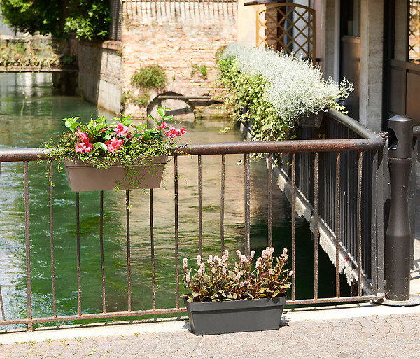 DEROMA - Jardinière Like - Anthracite - 10,2L - L.49xl.18xH.17cm - large