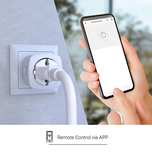 EZVIZ - Prise Wi-Fi connectée - T30-A EZVIZ - Blanc - 2300 W - large