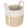 ATMOSPHERA - Panier cot/mais irvin blc x4 - vignette