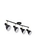 COREP - Spot métal noir mat Corep MARCEL 4L H14cm. - vignette