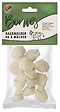 BUBIMEX - Os noué pour chien - Peau de buffle pressée - Blanc - Lot de 6 - vignette