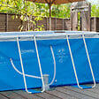 OUTSUNNY - Pompe de filtration épurateur à cartouche pour piscine hors sol 3785 L/h 90 W blanc - vignette