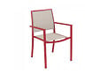 JARDILINE - 2 fauteuils de jardin en aluminium Santorin Terracotta - vignette