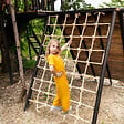 OUTSUNNY - Filet d'escalade enfant PE filet à grimper 3-6 ans 1,5L x 2H m crochets acier galvanisé - vignette