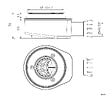 SANYCCES - Bonde horizontale Sanycces Ø90 mm pour receveur de douche - vignette