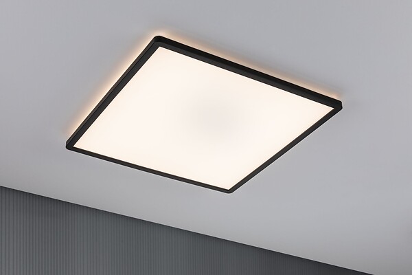 PAULMANN - Panneau LED Atria Shine Noir 22W - large