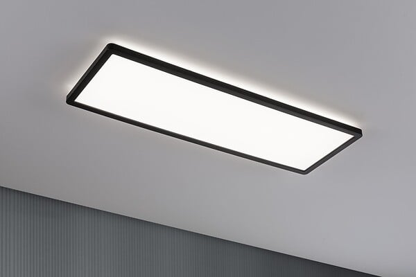 PAULMANN - Panneau LED Atria Shine - Noir - 22W - large