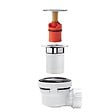 WIRQUIN - Nano 6.7 ensemble lavabo d32 ecoulement libre corps blanc - vignette