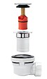 WIRQUIN - Nano 6.7 ensemble lavabo d32 quick clac h 100 mm corps blanc - vignette